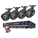Price comparison product image Sannce 8CH Full 960H CCTV DVR & Security Camera System 1 TB hard drive w/ 4x 900TVL Night Vision Surveillance Cameras CCTV Cameras Home Surveillance System Kits (Bullet, Black)