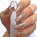 Bona Fide Beauty Crystal Nail File - 1 Piece Mirror Czech Glass Nail File with case - Best Glass Nail File for Nail Care - Great Glass Fingernail File for Fingernail Strengthener - File Nails Gently