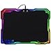 Produktbild Hard-Gaming-Mauspad RGB, 8 Leuchtmodi, 3 Helligkeitsstufen, LED-Mauspad für Gamer