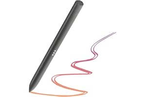 DAKEXIONG Slim Rechargeable Pen Stylus for Dell Active Pen PN7522W Compatible with Latitude 3340, 5310, 7210 and Inspiron 7420, 7425, XPS (Black)