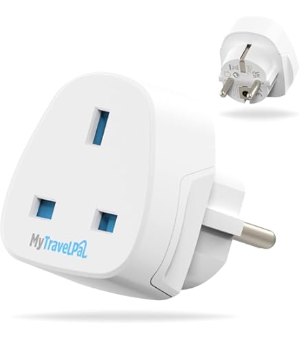 Adattatore Viaggio Payloadshop Adattatore Di Viaggio Da Presa Inglese UK A Europea EU - Convertitore Spina, Compatto, Per Viaggi Presa Da Viaggio Internazionale - Foto 8