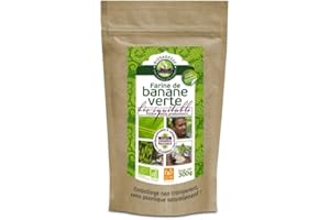 Farine de banane verte bio équitable (300 g) - Ecoidées - Farines et sucres