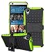 Produktbild HTC Desire 626 / 626s Case DRUnKQUEEn Heavy Duty Rugged Hybrid Armor Dual Layer Hard Shell Tire Tread Grenade Grip Combat Tyre Textured Cover with Kickstand