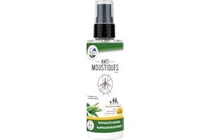 TERRA NOSTRA - Anti Moustiques Naturel - Spray Cutané 100 ML - Efficacité 6 Heures - Femme Enceinte Femme Allaitement et Enfant de Plus de 6 Mois - Fabriqué en France