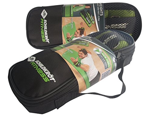 Schildkröt Fitness GEWICHTSMANSCHETTE, 2x 0,5kg, (green) im Carrybag, 960001 - 4