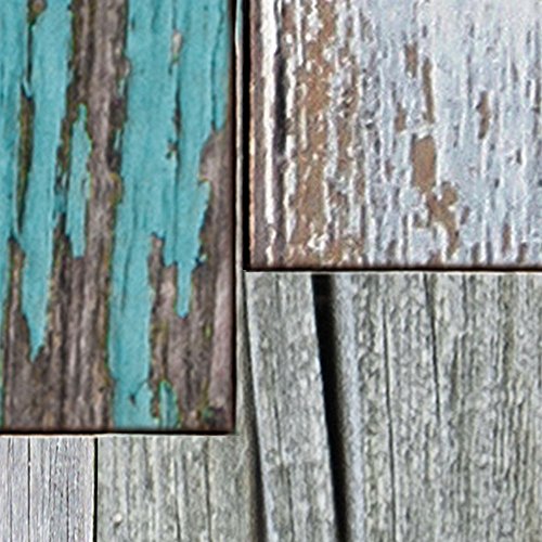 PURO TAPETE | Realistische Tapete ohne Rapport und Versatz | Kein sich wiederholendes Muster | 10m VLIES Tapetenrolle | Bretter Holz f-C-0016-j-a - 5