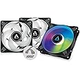 ARCTIC P12 PWM PST A-RGB (3 Pezzi) - Ventola per case PC PWM da 120 mm ottimizzata per la pressione statica, ventola per case