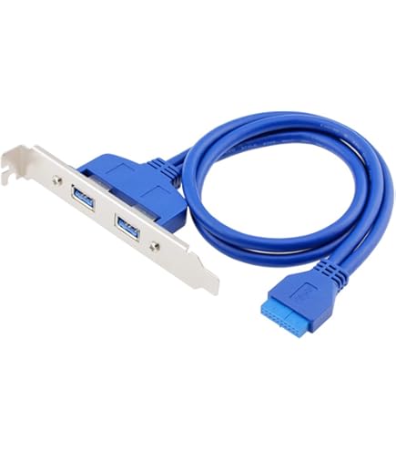 Cavo Prolunga USB 3.2 SuperSpeed B/B M/F da Pannello 1,8m Nero - Cavi
