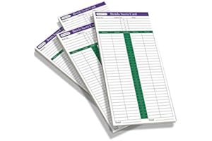 BRIMTOY Bowls/Bowling score pads/scoring cards (4 packs)