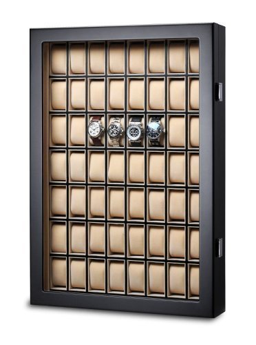 Hermann Jckle Hamburg Uhrenvitrine fr 56 Uhren schwarz matt Hermann Jckle Hamburg Uhrenvitrine fr 56 Uhren schwarz matt