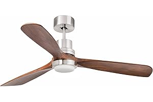 FARO BARCELONA Faro Lantau Grande Ventilatore Da Soffitto Led Opaco Con Motore DC 15W 3000K, 6 Velocità
