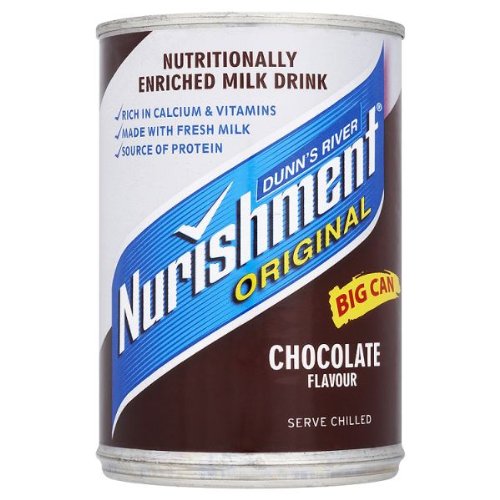 Dunns River Nurishment Original Big Can Chocolate Flavour 12 x 400gram