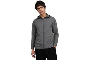BLUE TYGA Air Pro Sunscreen Jacket | UV Protection Hooded Jacket | 40 GSM Nylon, Breathable Mesh, Quick-Dry Summer Wear