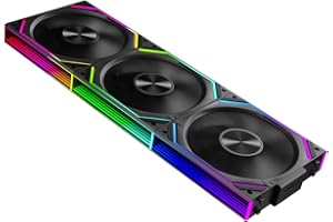 TZMRIT Interstellar-V2RS Reverse Flow ARGB Uni Fan Triple Pack Black