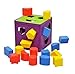 YIXIN Plastic Geometric Square Shape Sorter Cube Baby's First Blocks Shape-Sorting BPA Free Toy for Early Learning for 1-3 Year Old