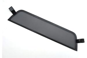 TIEF TECH Tief-Tech Windschott mit Klettband für Mercedes Benz SLK R171 Cabriolet 2004-2011 - mit Klettband - Schwarz | Windabweiser | Windblocker | Wind Deflector