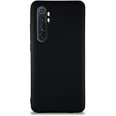 حافظة متوافقة مع غطاء سيليكون Xiaomi Mi Note 10 Lite Soft Premier Color - أسود