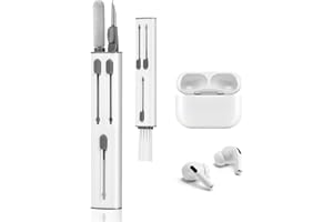 Hoppac Kit Pulizia Airpods, Multifunzione Penna per La Pulizia,Kit 3 in 1 per Pulizia Airpods,Airpods Pro Accessori Per Pulire Gli Auricolari Bluetooth，Airpods Cleaning Kit，per Una Pulizia Profonda