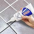 FIGMENT Waterproof Tile Gap Filler Paste Tube | 180ml White Cement Grout Sealer for Bathroom, Kitchen, Shower, Floor, Wall Tile | Crack Repair & Joint Filler | Gap Sealant for Home, Office, Toilet Use