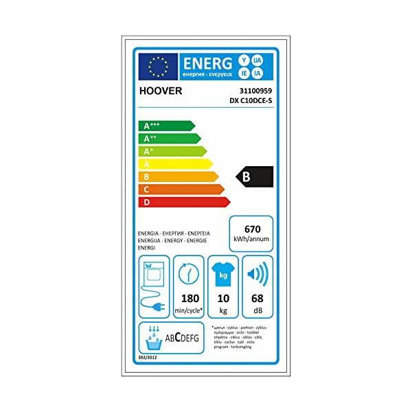 Hoover DX C10DCE-S Kondenstrockner – Bild 3