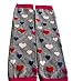 Baby Legs with heart - Grey, 0-6 Months