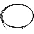 sourcing map Nylon Line Hose Tube, 2mm(0.07") ID x 3mm(0.11") OD 3 Meter PA6 Nylon Tube Pneumatic Air Brake Tubing for Fluid Transfer Black