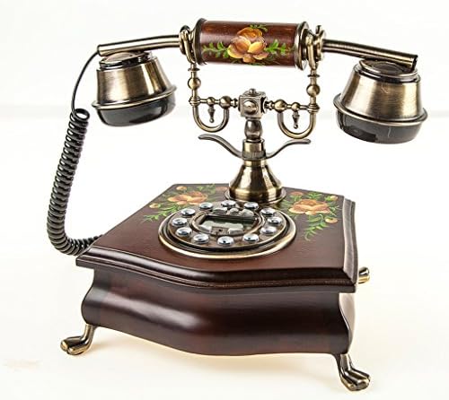 Brown European-style Antique Antique Antique Stationary Office Phone Home Pastoral Fashion Creative Business Plane