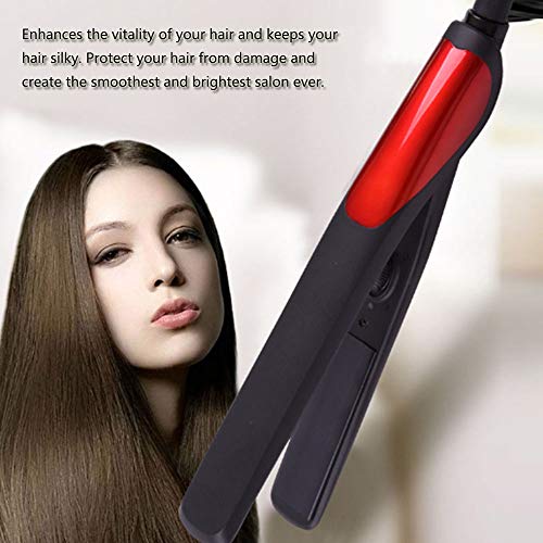 Hair straightener portable ceramic flat styling tool straightening and curly hair care electronic professional EU plug Hair straightener portable ceramic flat styling tool straightening and curly hair care electronic professional EU plug