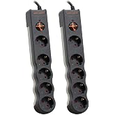Tuncmatik TSK6136 PowerSurge 5 Priz 1050 Joule Enerji Koruma (2 paketi)