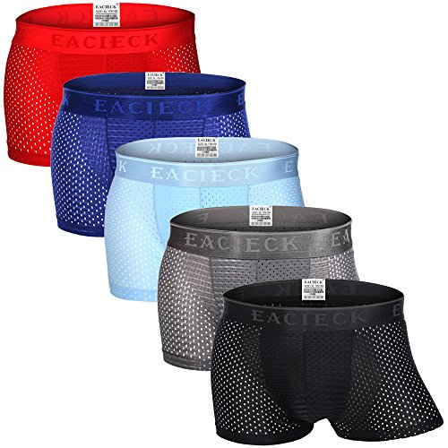 FZmix Hipster Boxers Shorts Mens Underwear Men Multi Pack,Men's Trunk S M L XL XXL