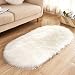 Produktbild Wohnzimmer Hochflor Teppich, Kinderzimmer Teppich,60 * 120CM nachgeahmtes Wolloval Wohnzimmer Teppich
