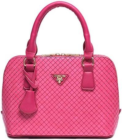 Great Strange Lady Shell Bag Handbag Single Shoulder Oblique cross package Work Tourism Five colors Pink Girl , rose red