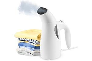 VicBou Steamer Dampfglätter 650W Dampfbürste, Reise Clothes Steamer Handbügeleisen, Erwärmung Mini Tragbare Bügeln Ohne Bügeleisen, Schneller Faltenentferner Handsteamer, für Kleidung, Alltag Reise