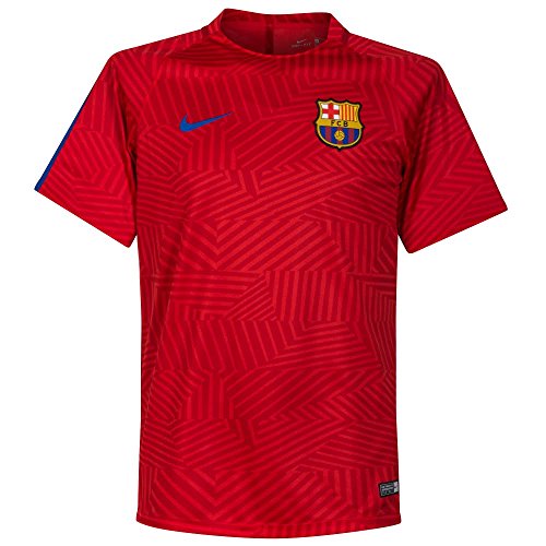Preisvergleich Produktbild 2016-2017 Barcelona Nike Pre-Match Dry Training Shirt (Red)
