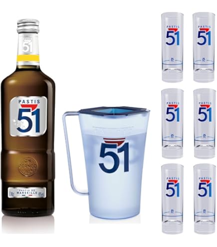 Coffret Cadeau "Le Pastis De Papa" - Verre à Pastis + Bec Verseur - Set élégant Pour Dégustation
