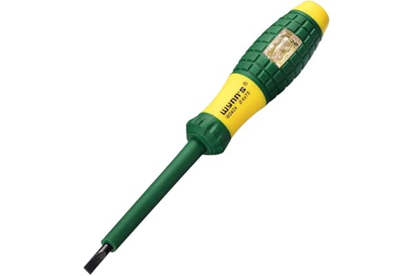 Eightwood Testeur de Tension Mains Tester Tournevis Électrique 220V Stylo Testeur Électrique 220V Tension Testeur Électrique Stylo avec Test tension Sonde Détection Puissance