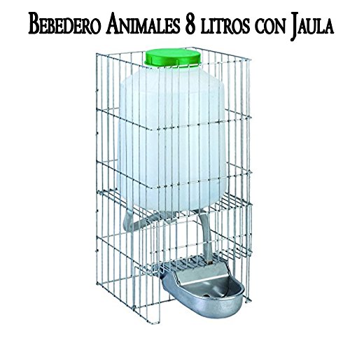 Suministros Infantes Ciotola a Acqua Cani Gatti Animali in Alluminio con Serbatoio 8 Litri Dimensioni: 23 x 33 x 46 cm.