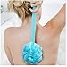 Monkeybrother Shower Scrubber Loofah Sponge Bath Body Back Brush with Long Handle (blue)