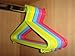 100X CHILDREN KIDS BABY MULTICOLOURED COLOURFUL PLASTIC CLOTHES COAT HANGERS