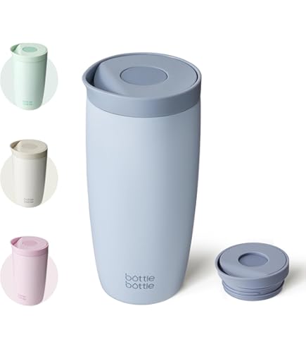 C Mug Isotherme Cafe 360ml En Acier Inoxydable Avec Poignée Et Couvercle Tasses à Café Mug Isotherme De Voyage Pour Chaud Ou Froid - Sport