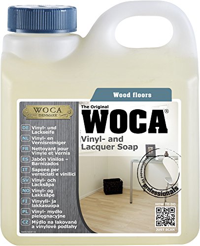 WOCA Vinyl- und Lackseife 1 Liter | Reinigung von Vinyl, Laminat und lackierten Parket-Böden
