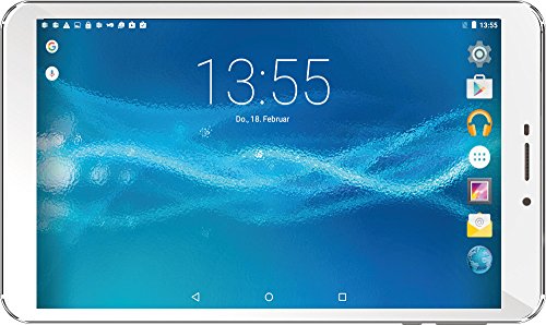 spécification Blaupunkt Polaris a08.g301 Tablette PC 20,3 cm (8 pouces) Quadcore, Multi Touch écran IPS, 16 Go avec Bluetooth, 3 G GPS, Android 5.1, argent