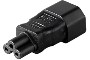 chenyang C14 a C5 Convertidor IEC 320 C14 Socket a C5 Adaptador de corriente 220V 1OA