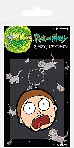 Pyramid International Rick and Morty Morty - Llavero de goma, diseño 