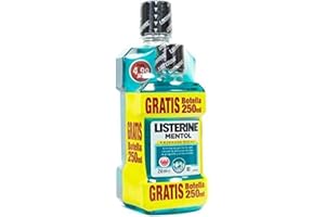 JOHNSON'S Listerine - LISTERINE MENTOL ENJUAGUE BUCAL 500ML + 250ML OBSEQUIO - listerine-mentol