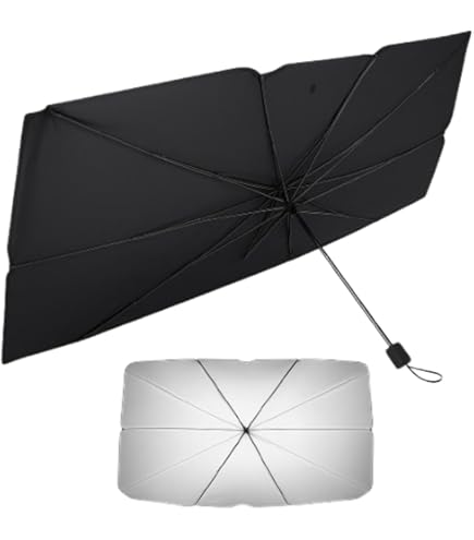 Parasole Auto 140x80cm Per SUV E Camion - Protezione UV Con Rotazione 360° - Rivestimento In Titanio - Foto 9