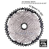 ❤Komponente: Schwungrad Lijincheng 8/9/10/11 / 12Geschwindigkeit Freilauf MTB Mountainbike Fahrradkassette Schwungrad 32/36/40/42/46 / 50T Kompatibel Fahrradkette (Color : 12 Speed 11 50T)
