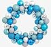Produktbild Queta Weihnachtskugeln Baumschmuck Weihnachtsbaum Weihnachtskugeln Set 55pcs Weihnachtsball Girlande für Weihnachten Dekoration (Silber,Blau)