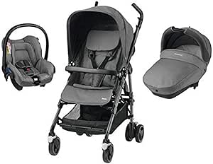 Bebe Confort Poussette Combinee Trio Dana Concrete Grey Collection 16 Amazon Fr Bebe Et Puericulture