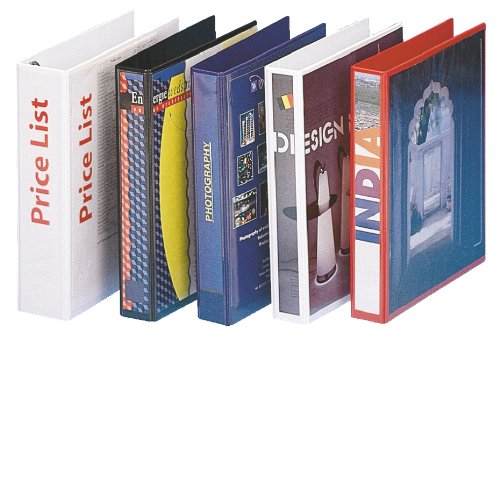 Esselte Group 49700 Essentials - Archivador para presentaci  n  con anillas personalizable  A4  capacidad para 140 hojas  cart  n recubierto de polipropileno  anillas 25 mm   color blanco